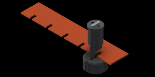 Punch and Die set with extra “heeled guide”