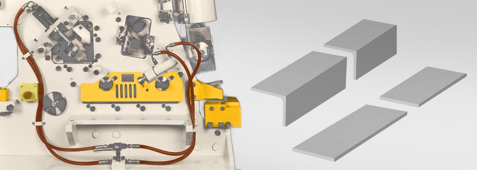 Hydraulic hold down for angles, profiles and flat bars Hydraulic hold down for angles, profiles and flat bars