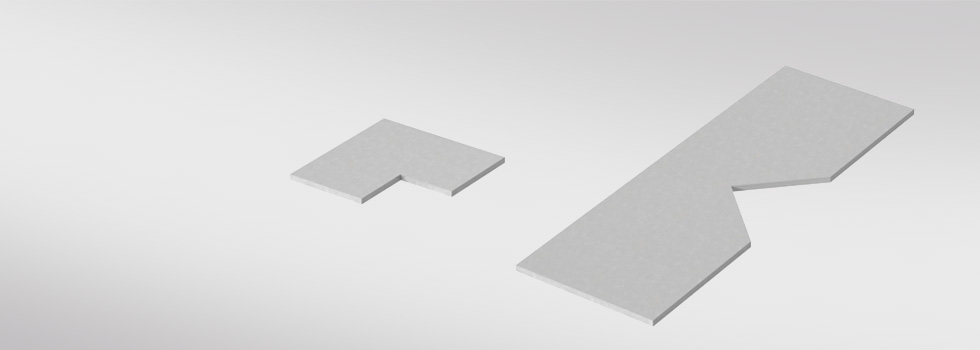Triangular notching for Geka Ironworkers Triangular notching for Geka Ironworkers
